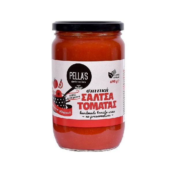 Σαλτσα Τοματας Σπιτικη 690gr Pella's Delicacies